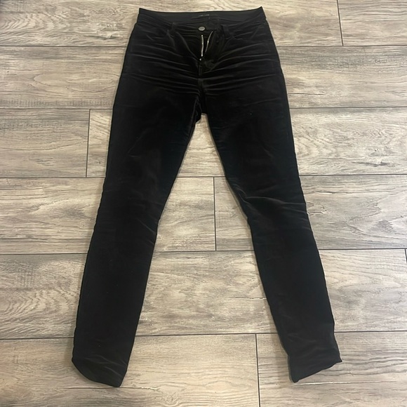 J Brand Pants - J brand velvet pants size 25
Cute black pants 
Great condition